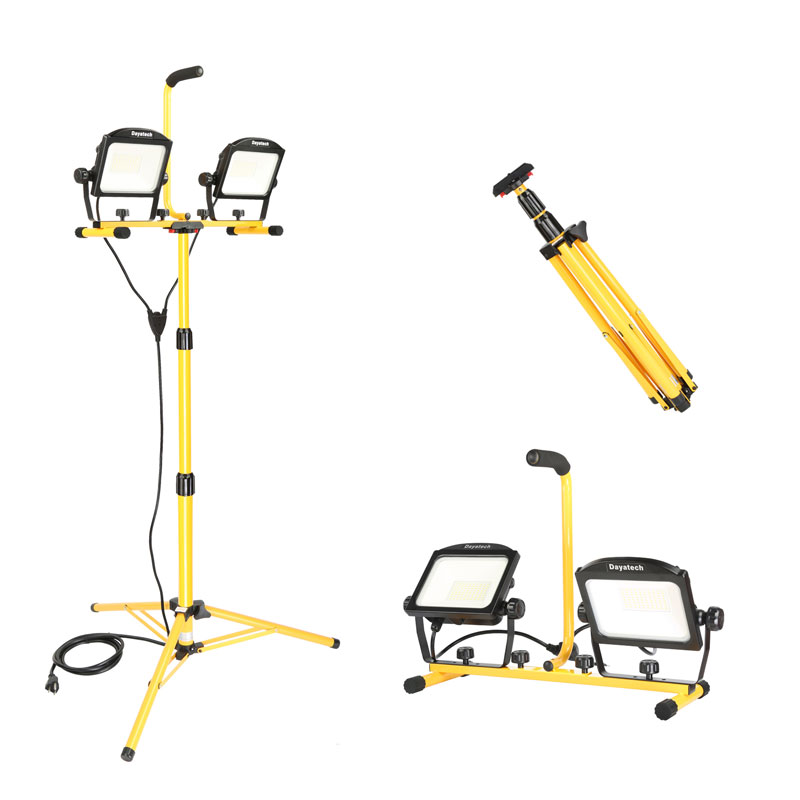Lumini de lucru cu trepied LED cu două capete de 10000 de lumeni